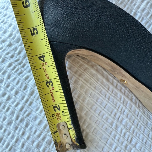 Sergio Rossi peep toe heels shimmery blue - Picture 10 of 11